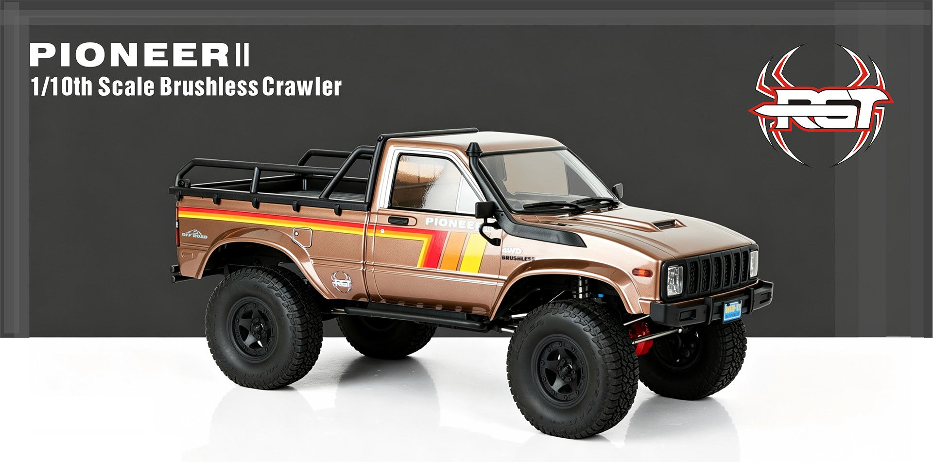 RGT EX86110PRO (PIONEER II) 1/10 Brushless RC Crawler