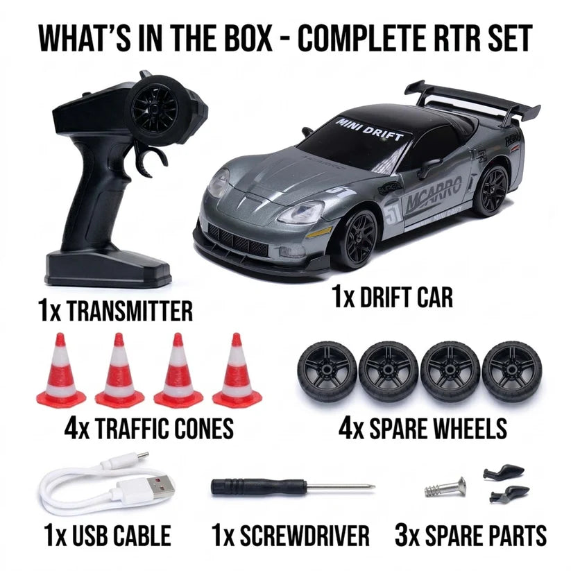 MCARRO TR05 1/43 4WD RC Drift Car