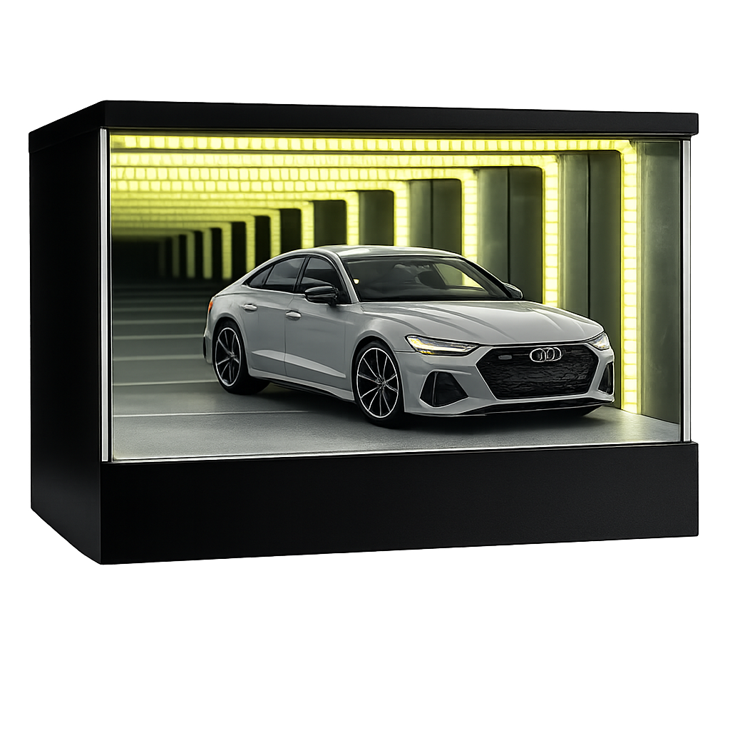 Infinity Garage Key Holder Mirror with LED light and Proximity Sensor Garage Key Hook