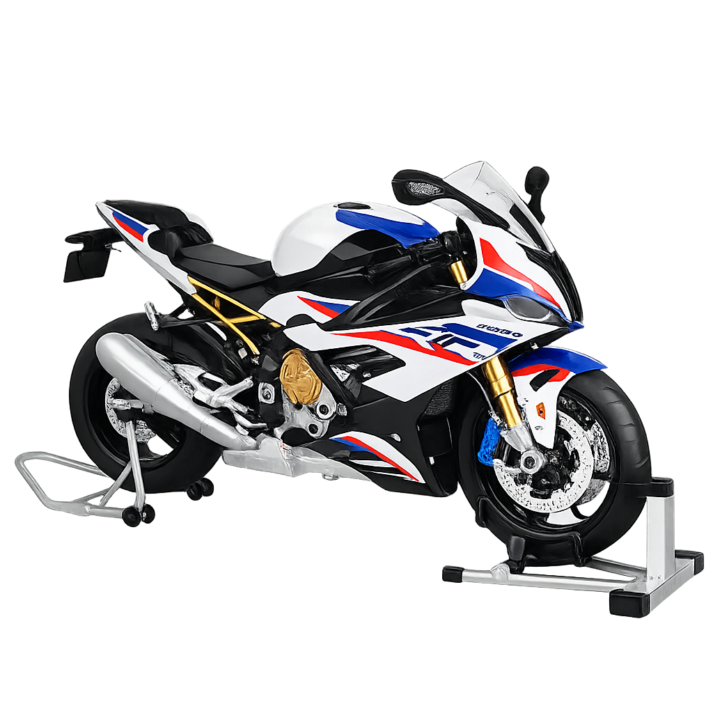 2026 Hot New Style Diecast 1:6 BWM S1000RR Motorcycle with Key Open Spray Lights and Sound