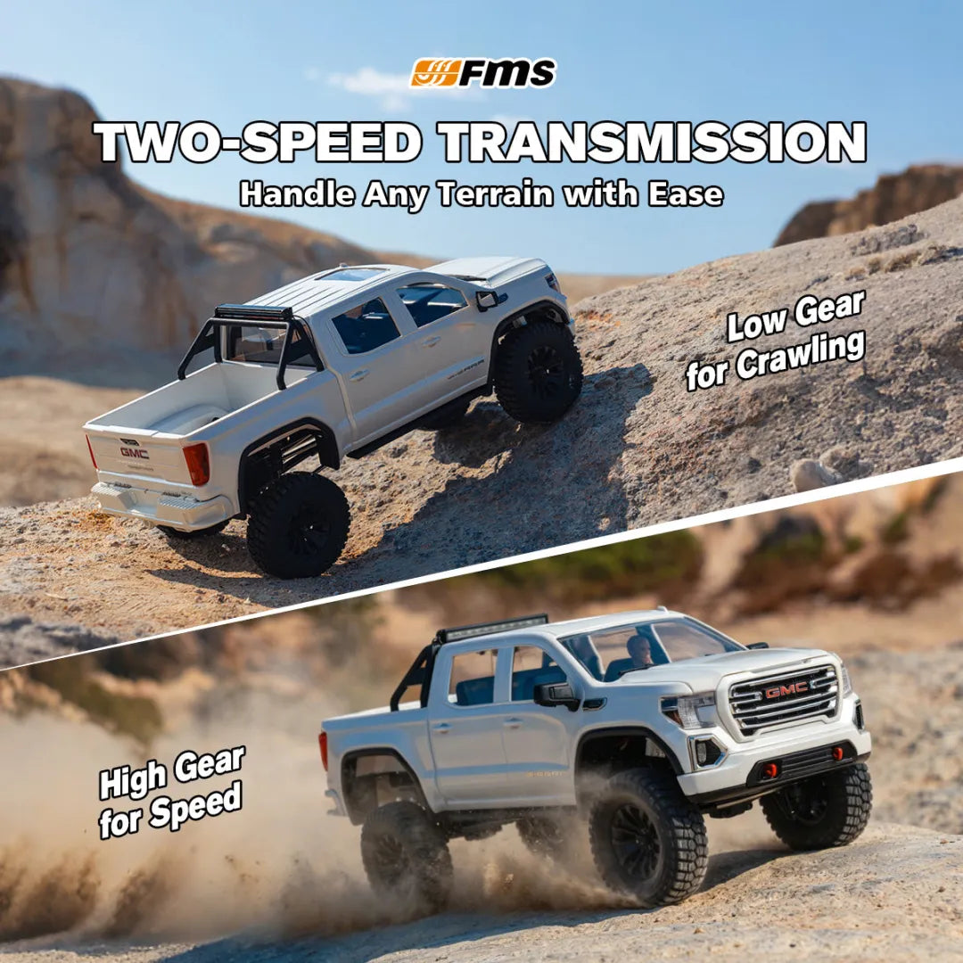 FMS FCX18S 1/18 GMC Sierra S RTR Brushless Crawler