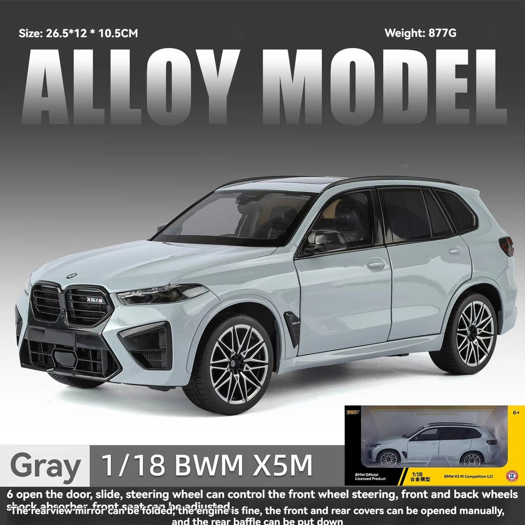BMW X5M 1:18 Officially authorized Diecast Car Model