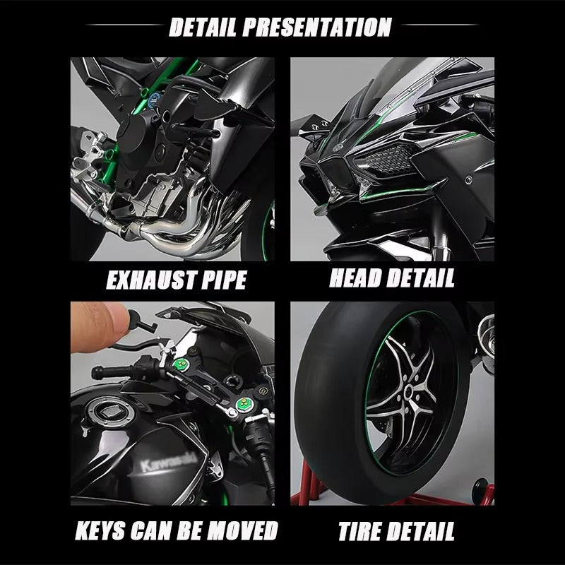 1:6 Kawasaki Ninja H2R Replica Simulation Bike