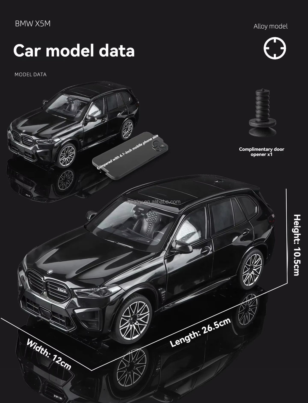 BMW X5M 1:18 Officially authorized Diecast Car Model