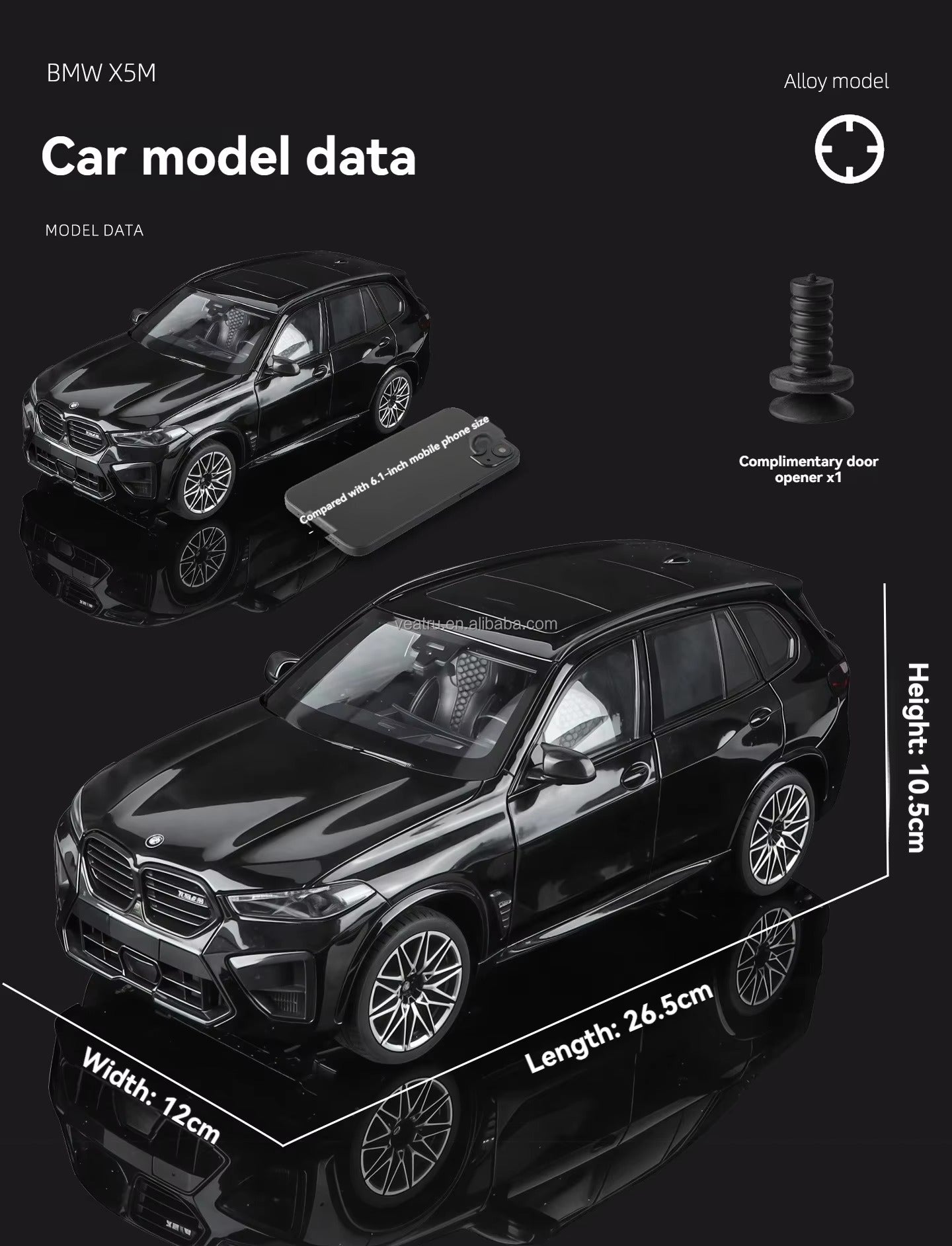 BMW X5M 1:18 Officially authorized Diecast Car Model