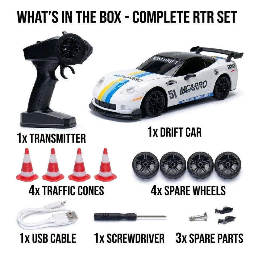 MCARRO TR05 1/43 4WD RC Drift Car