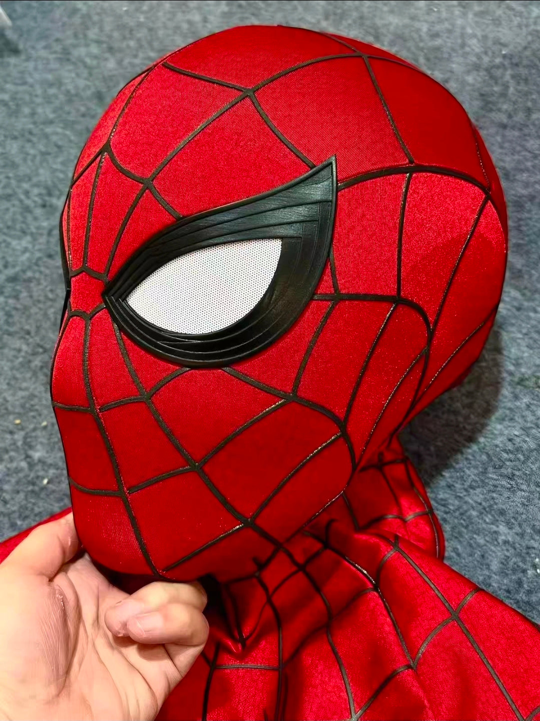 Spiderman- Brand New Day Head Gear with Face Shell, Magnetic Eyes and Back Cover
