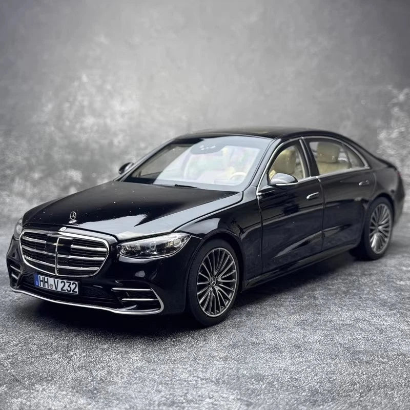 NOREV 2021 1:18 MERCEDES BENZ S-CLASS AMG LINE BLACK METALLIC