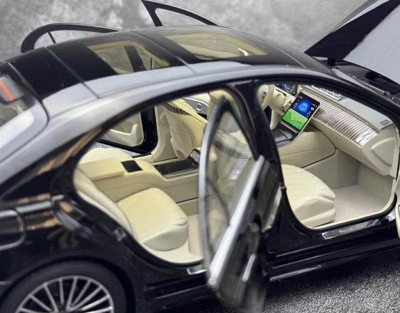 NOREV 2021 1:18 MERCEDES BENZ S-CLASS AMG LINE BLACK METALLIC