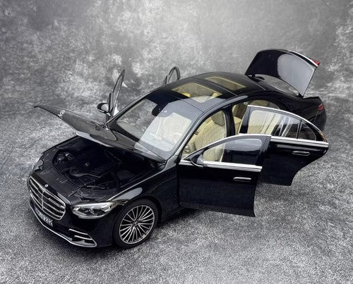 NOREV 2021 1:18 MERCEDES BENZ S-CLASS AMG LINE BLACK METALLIC